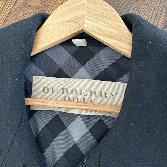 Burberry Brit Rushmond Wool/ Cashmere Trench Coat - Size 4 - Picture 2 of 4